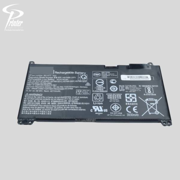 Batería portátil HP 11.4V-4210MAH-48WH PROBOOK 430 G5;430 G4;440 G4;440 G5;450 G4;450 G5;455 G4;455 G5;470 G4;470 G5 851477-421