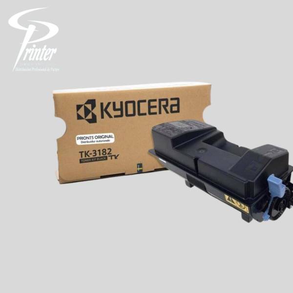 KYOCERA Cartucho de tóner negro TK-3182 original para impresoras láser modeloTK-3182 (1)