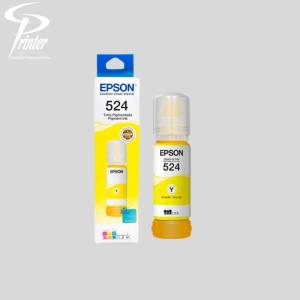 Botella de Tinta Epson T524 Amarillo Pigmentada Original T524420-AL