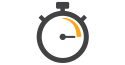 creative stopwatch vector icon. fast time vector icon.